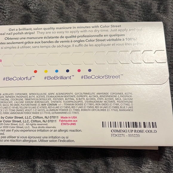 Color Street Nail Set Coming up Rose Gold - Picture 2 of 2